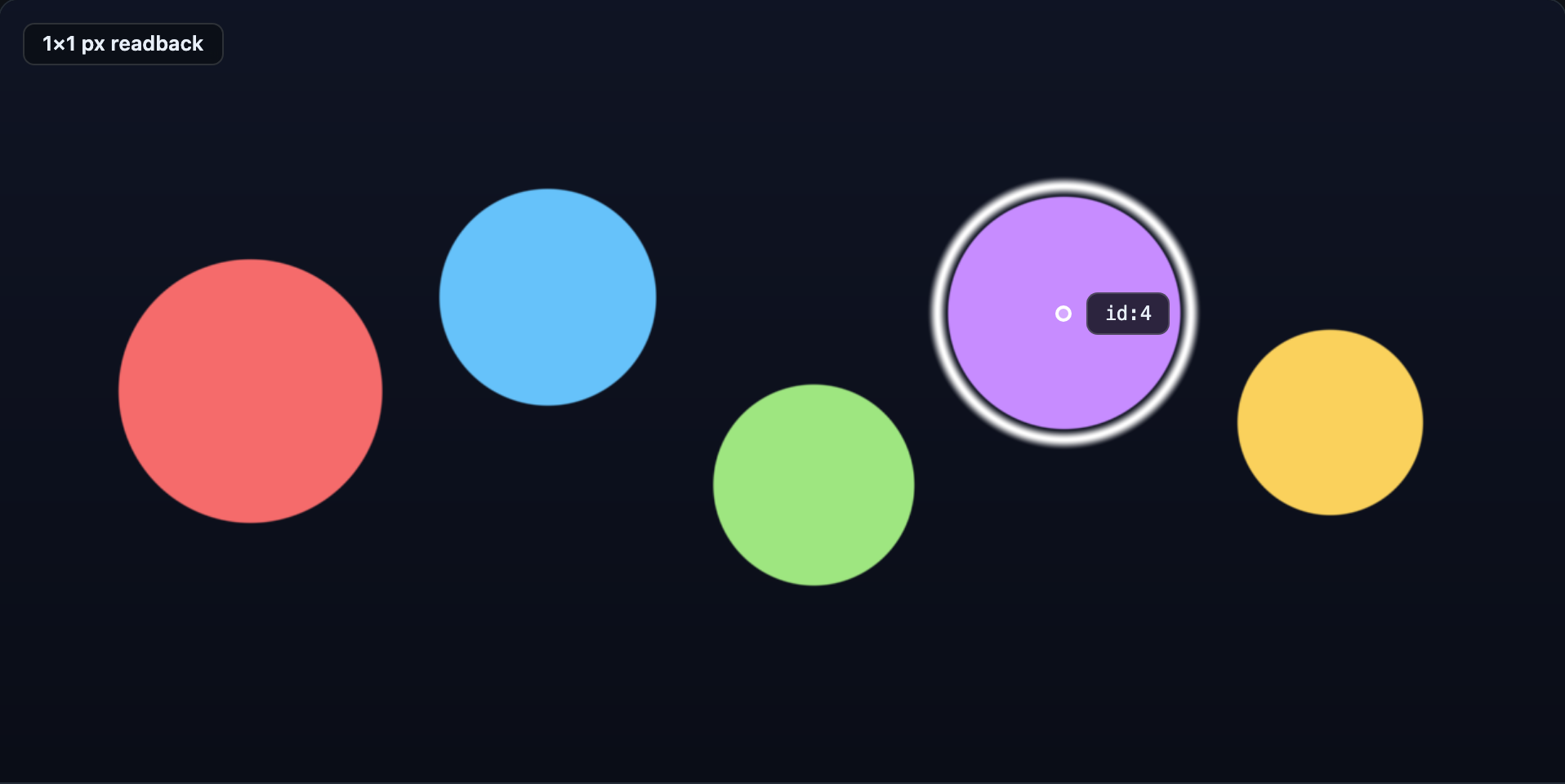 Color-id picking demo